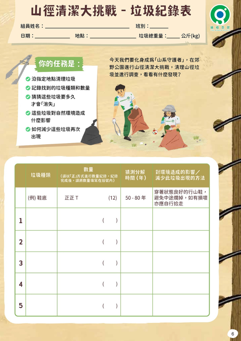 山徑清潔大挑戰_-_垃圾紀錄表_(2)